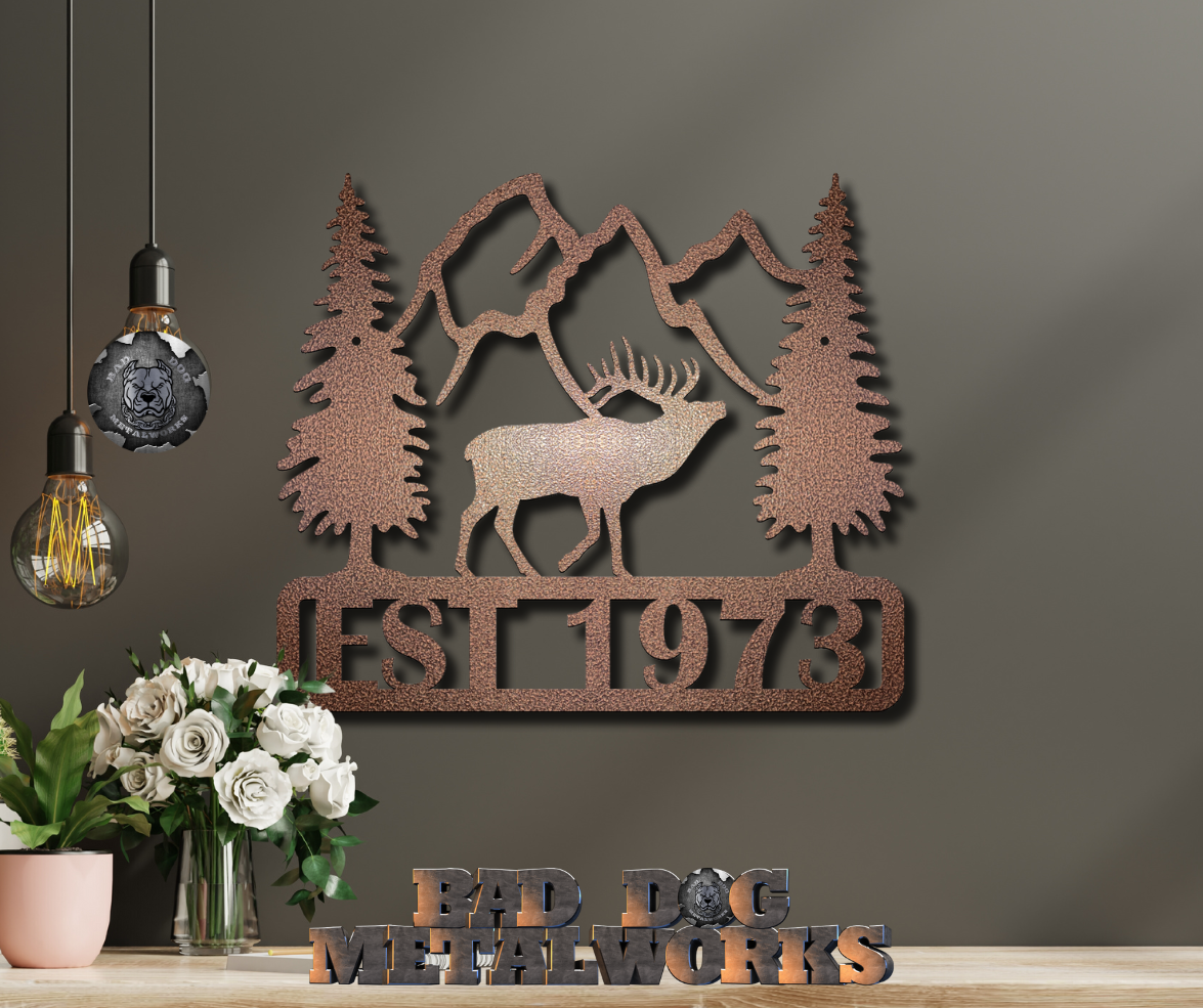 Elk Plaque
