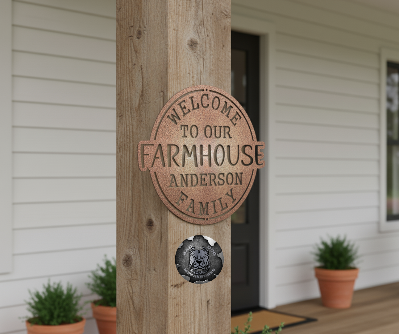 Welcome to Our Farmhouse Monogram