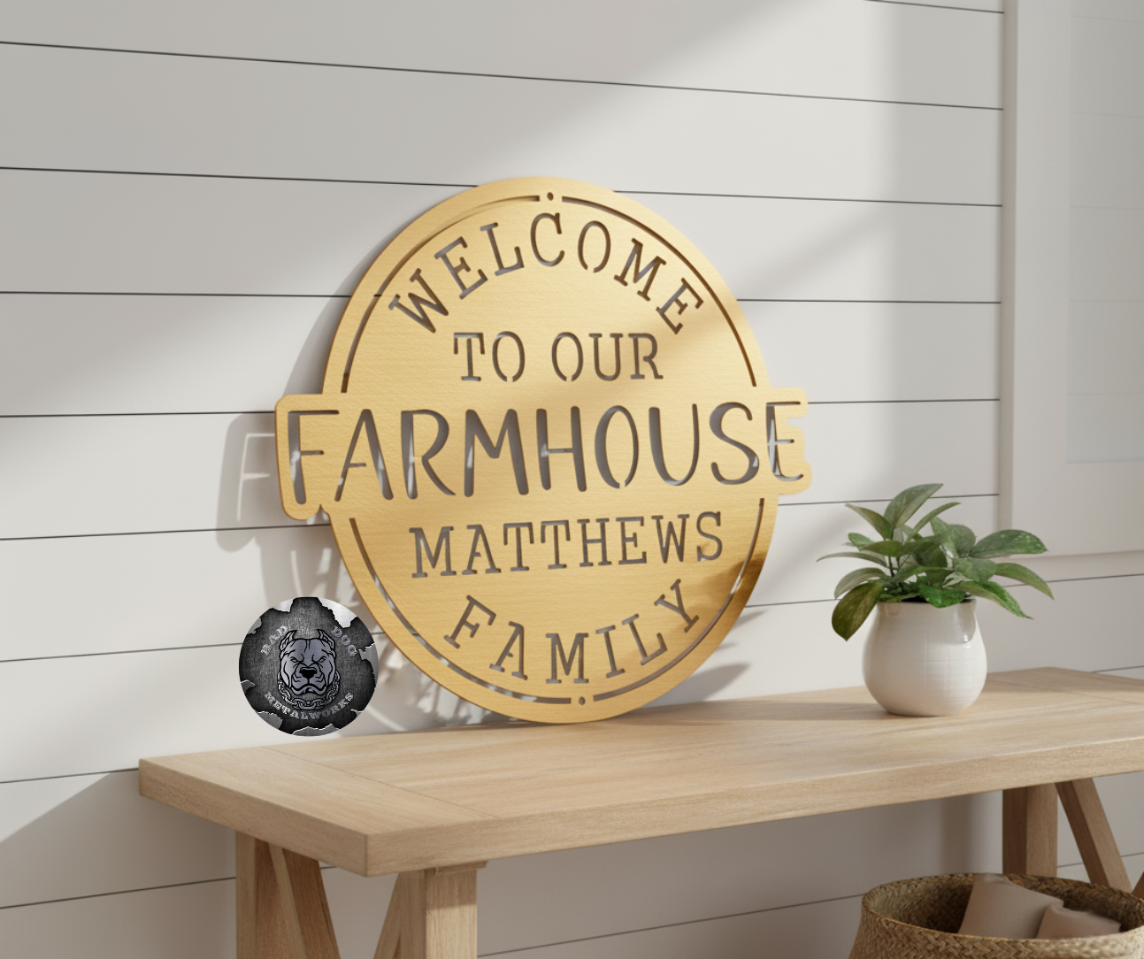 Welcome to Our Farmhouse Monogram