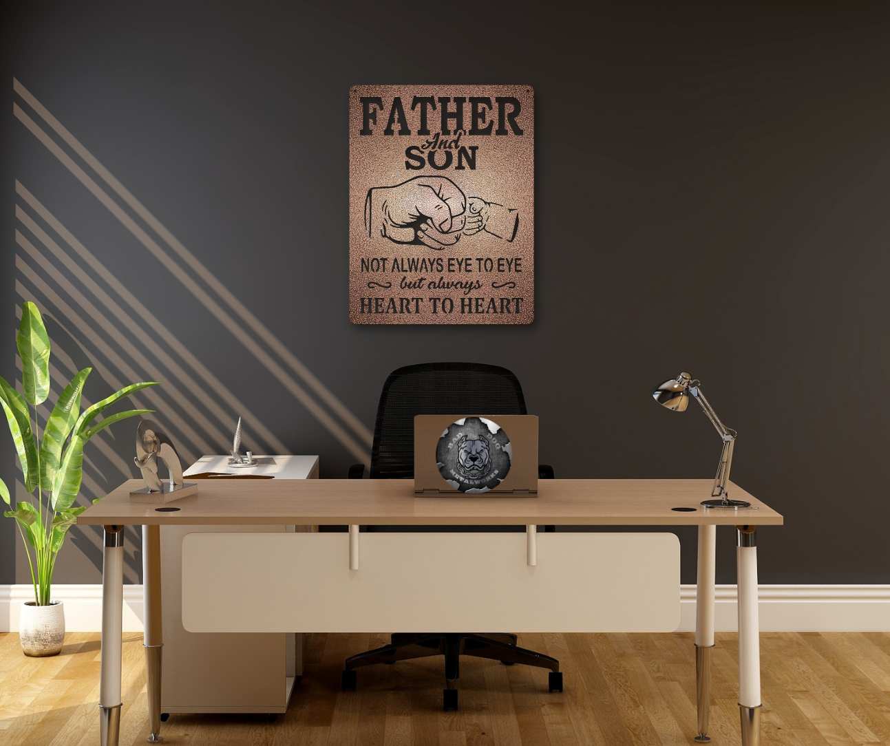 Father and Son, Not Always Eye to Eye, But Always Heart to Heart