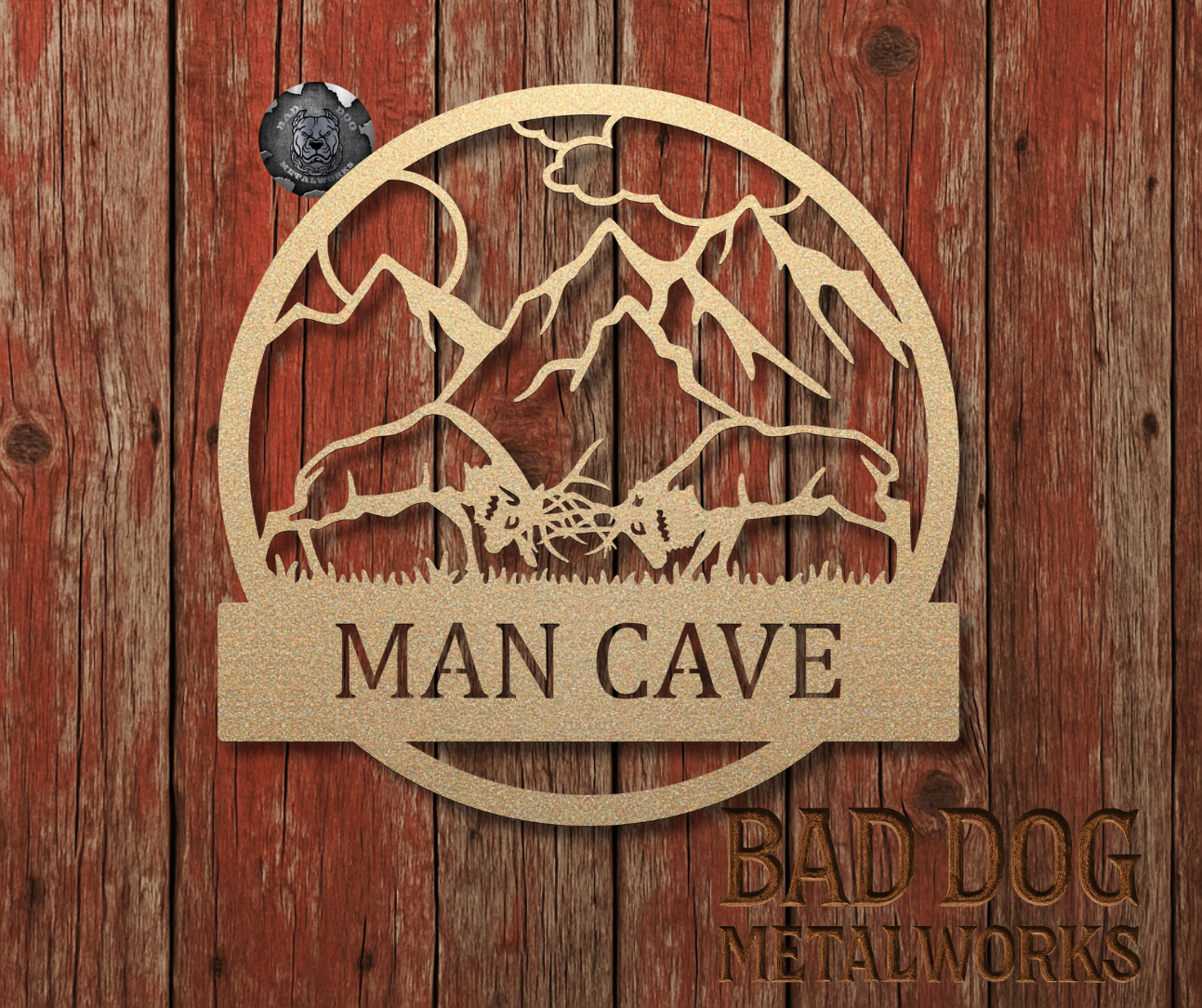 Fighting Elk Monogram