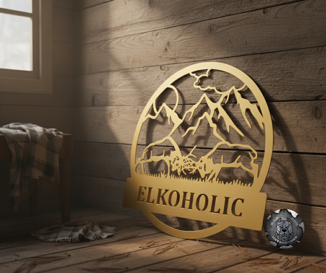 Fighting Elk Monogram