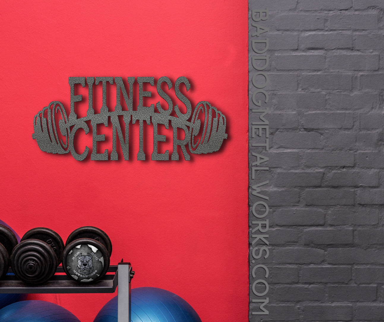 Fitness Center Barbell