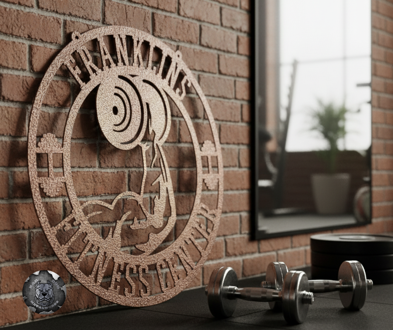 Personalized Fitness Center Monogram
