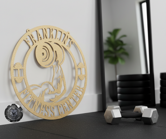 Personalized Fitness Center Monogram