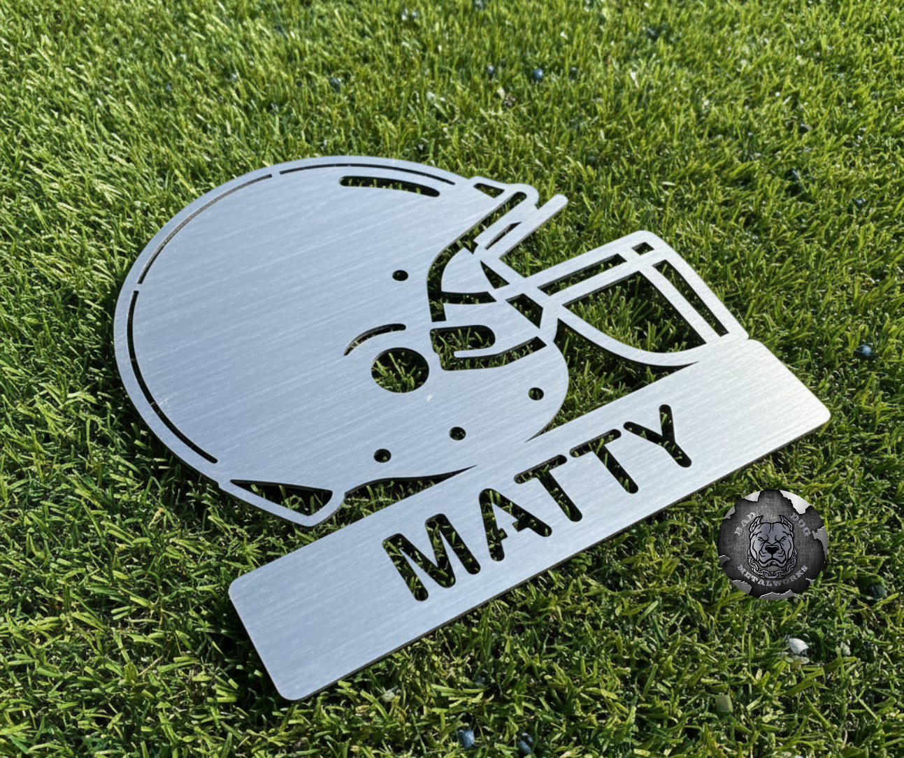 Football Helmet Monogram