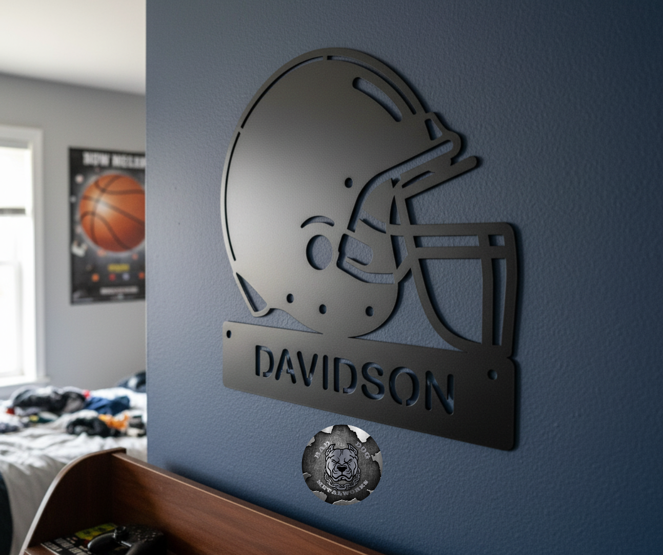Football Helmet Monogram