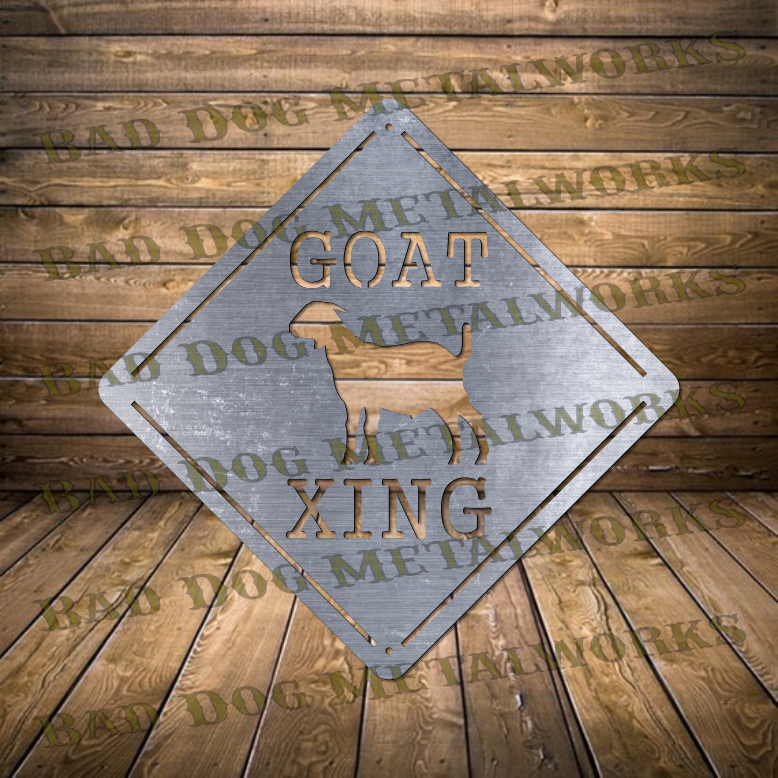 Goat Xing - Dxf and Svg