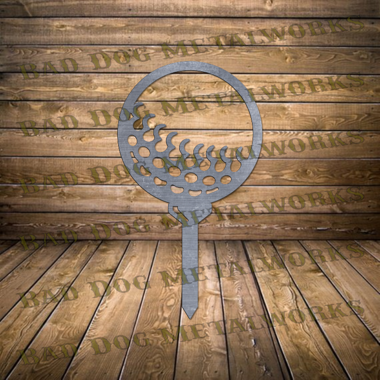 Golf Tee Marker - Dxf and Svg