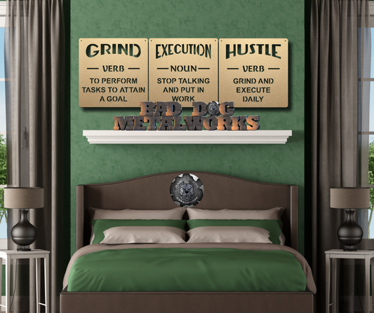 Grind, Execution, Hustle