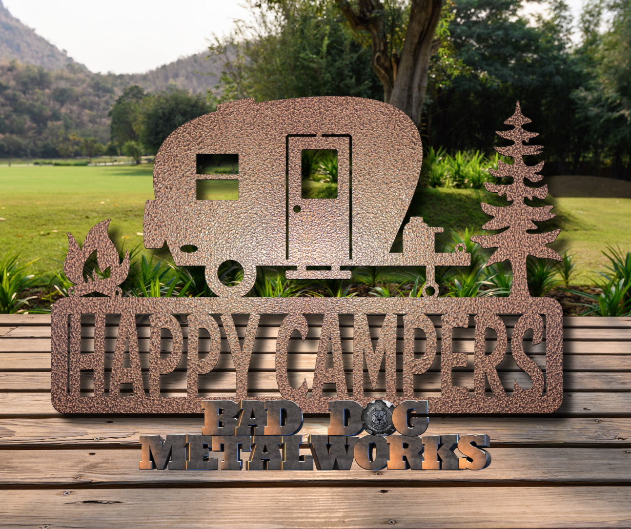 Happy Camper Monogram