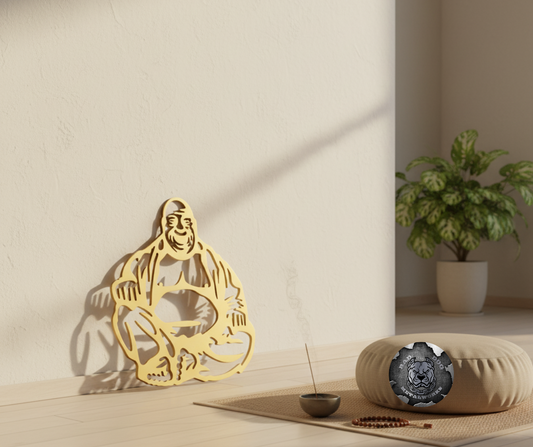 Happy Sitting Buddha