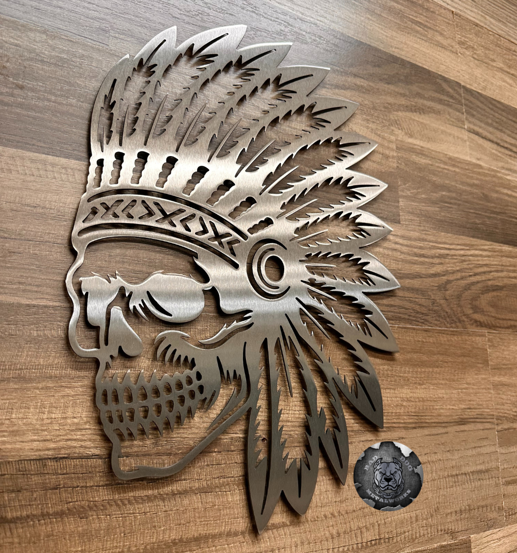 Indian Chief Skull