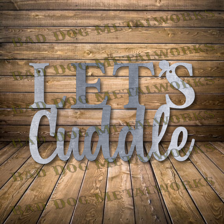 Let's Cuddle - Dxf and Svg