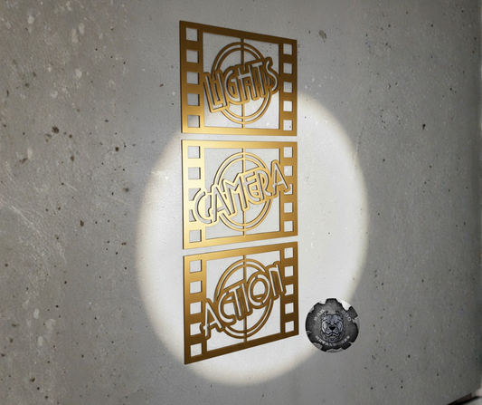 Lights Camera Action Countdown Strips