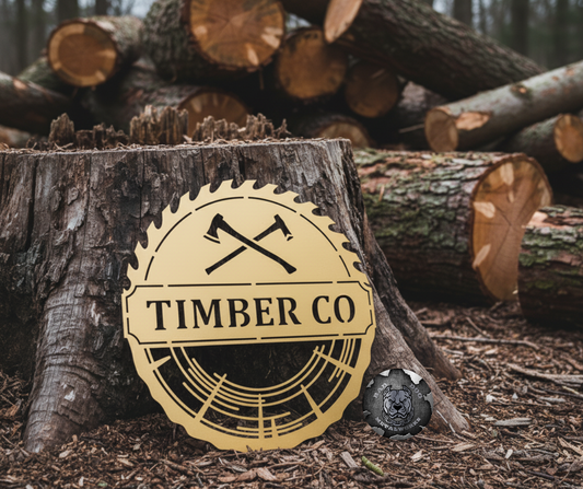 Lumberjack Logging Monogram