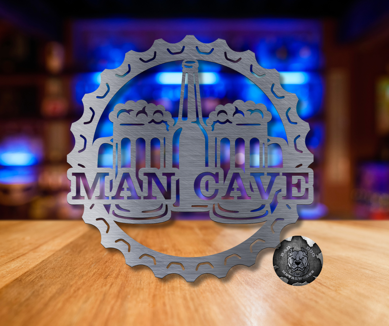 Man Cave Beer Cap