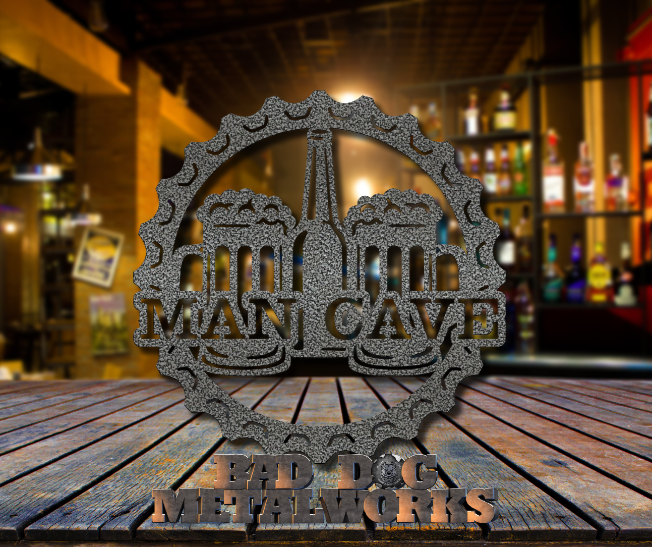 Man Cave Beer Cap