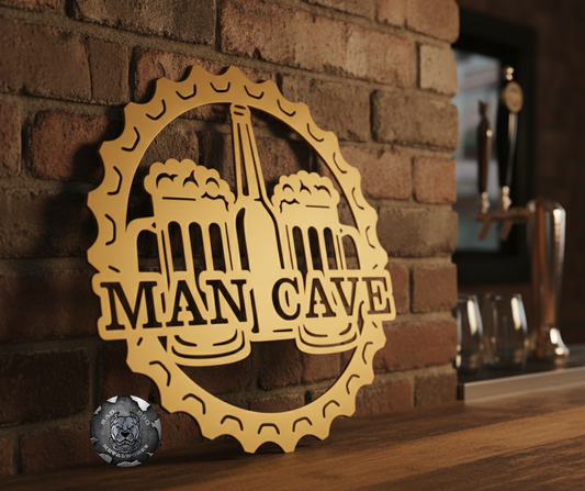 Man Cave Beer Cap