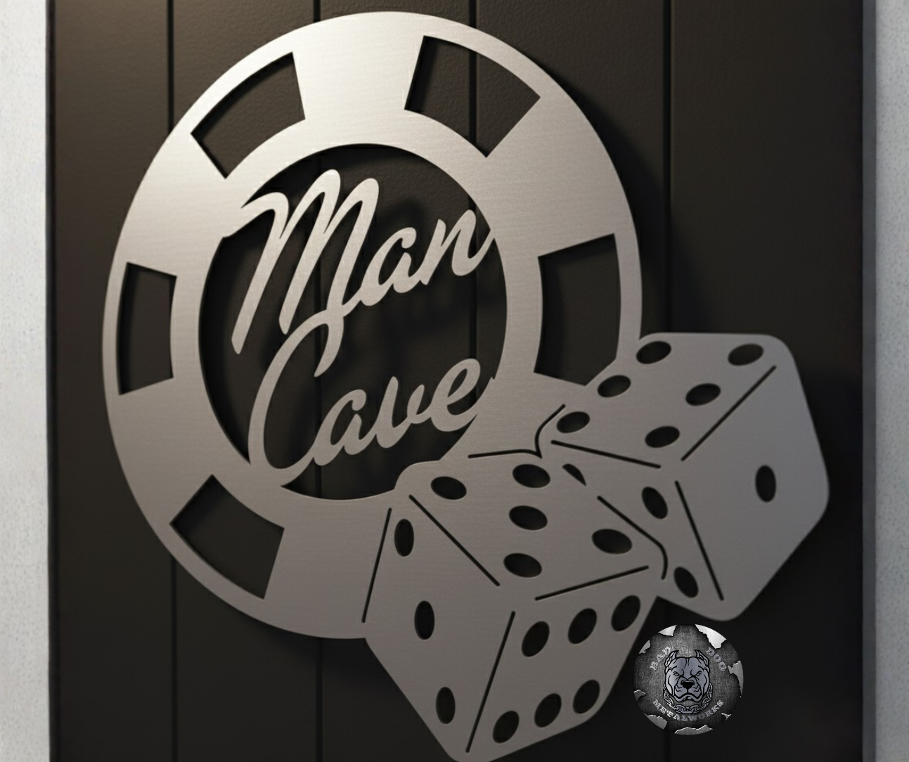 Man Cave Poker Chip