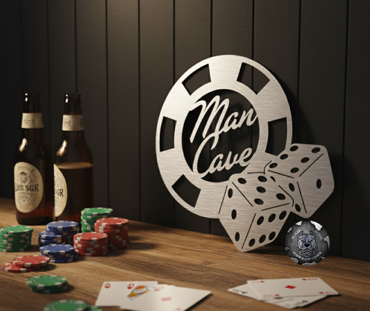 Man Cave Poker Chip