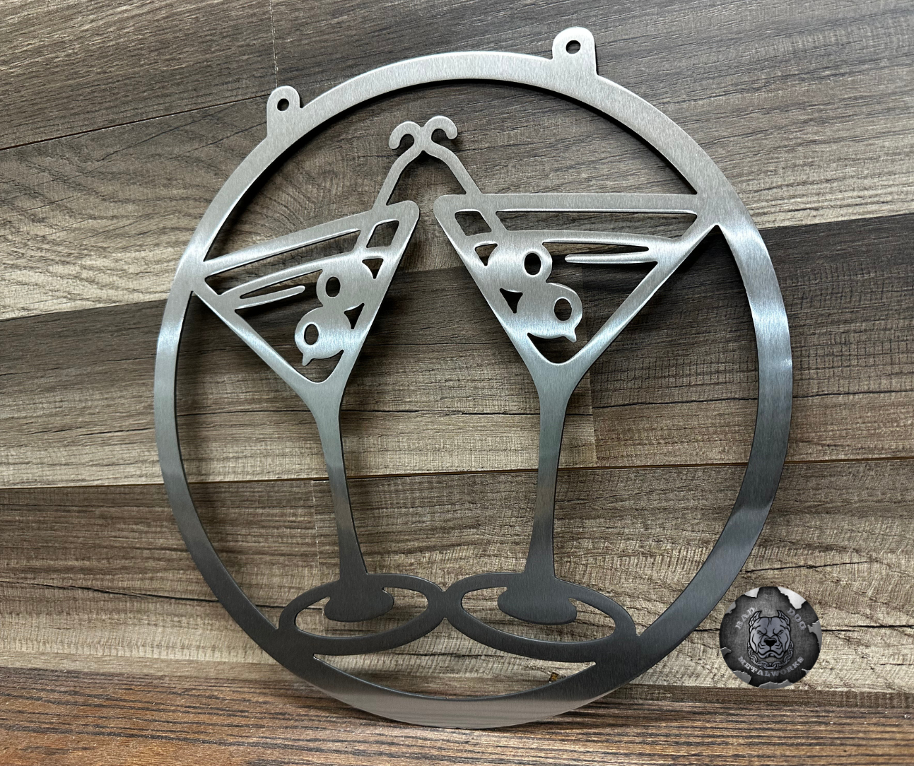 Martini Metal Garden Flag