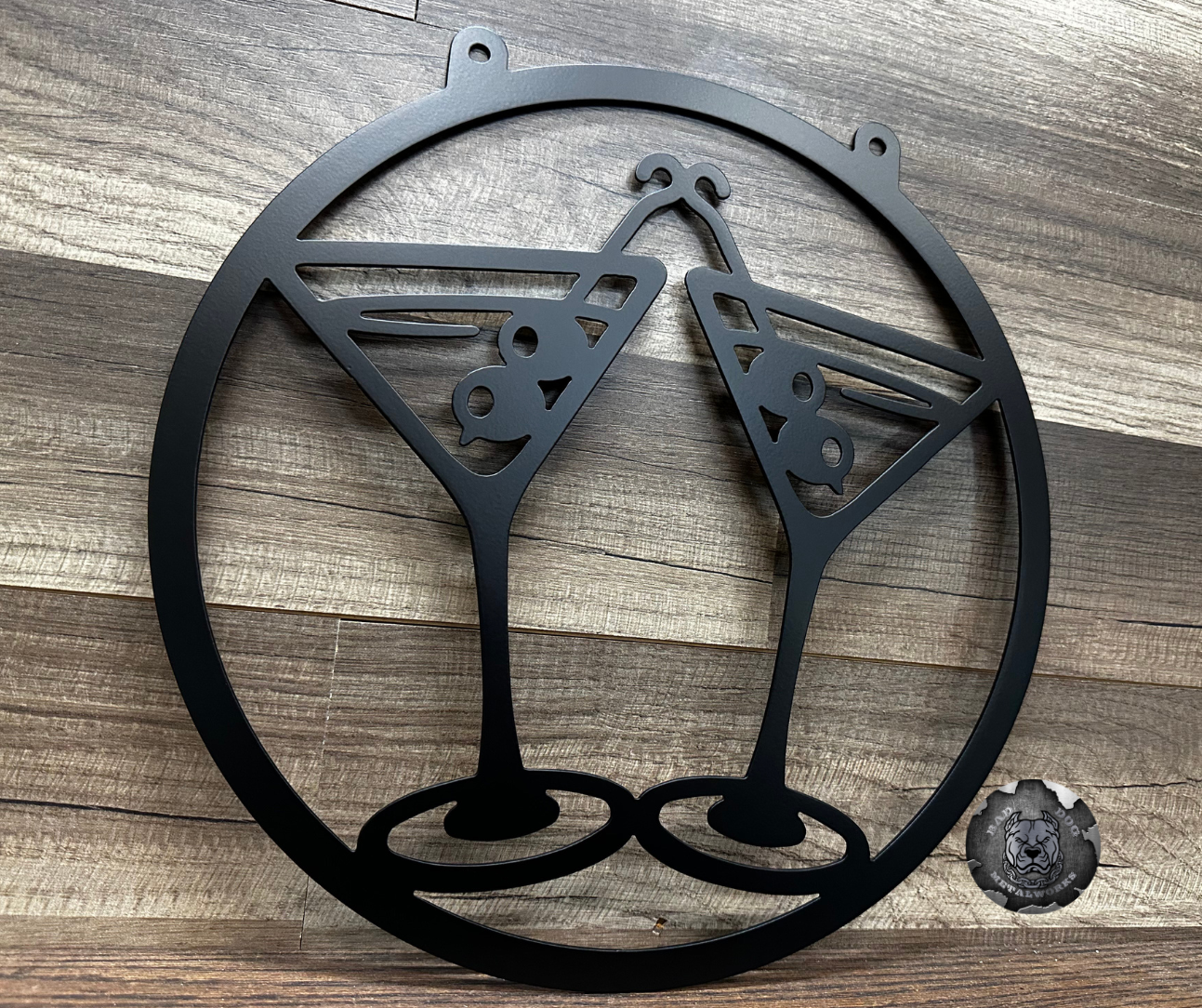 Martini Metal Garden Flag