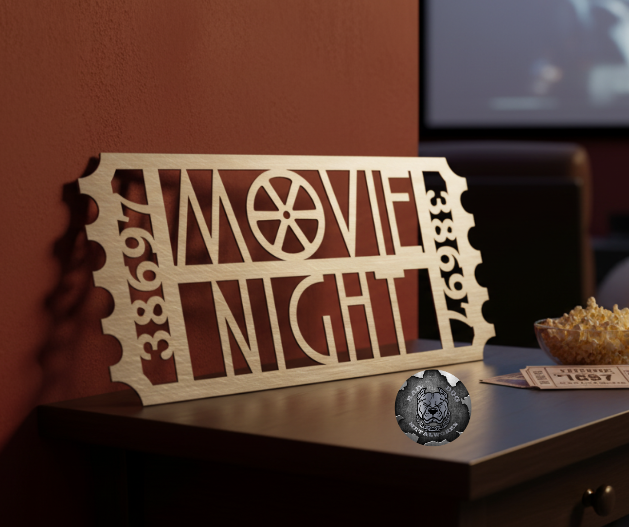 Movie Night Movie Ticket