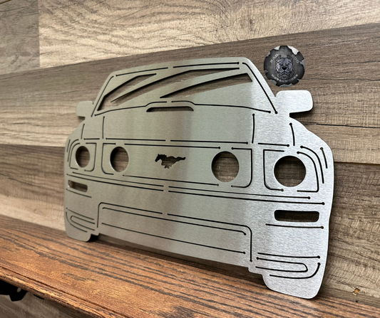 Ford Mustang 5th Generation Metal Art