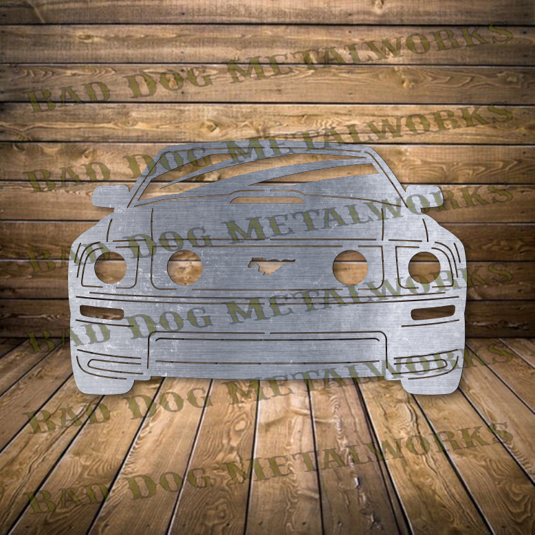 Mustang 5th Generation - Dxf and Svg