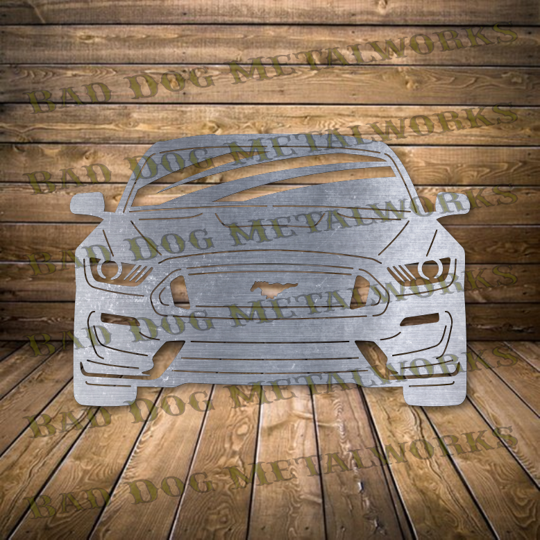 Mustang 6th Generation - Dxf and Svg