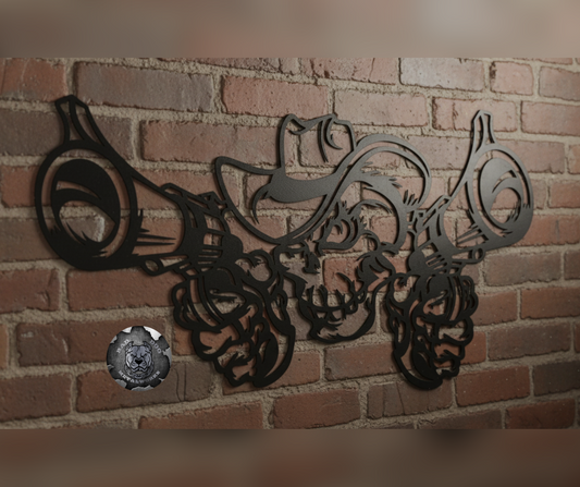 Outlaw Cowboy Skull