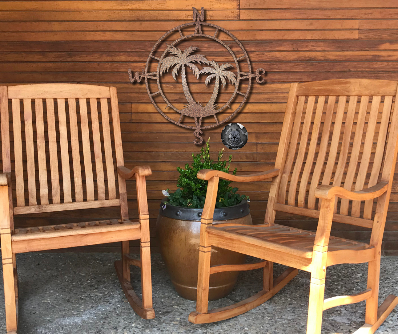 Palm Tree Compass