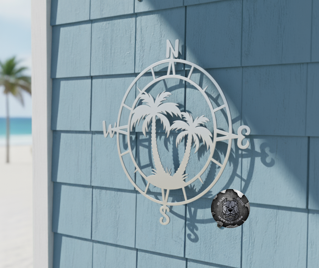 Palm Tree Compass