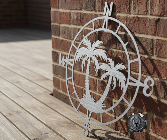 Palm Tree Compass