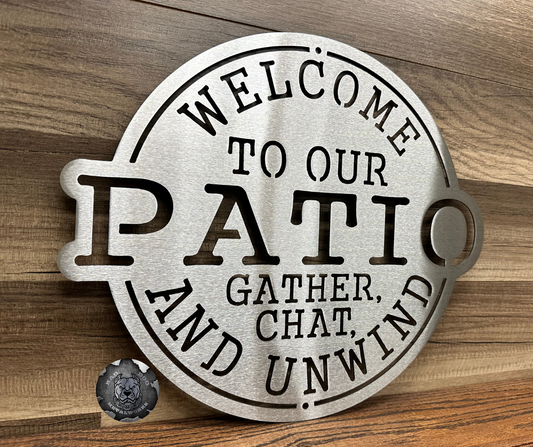 Welcome To Our Patio; Gather, Chat, and Unwind