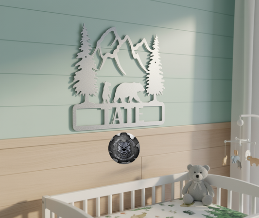 Personalized Bear Plaque