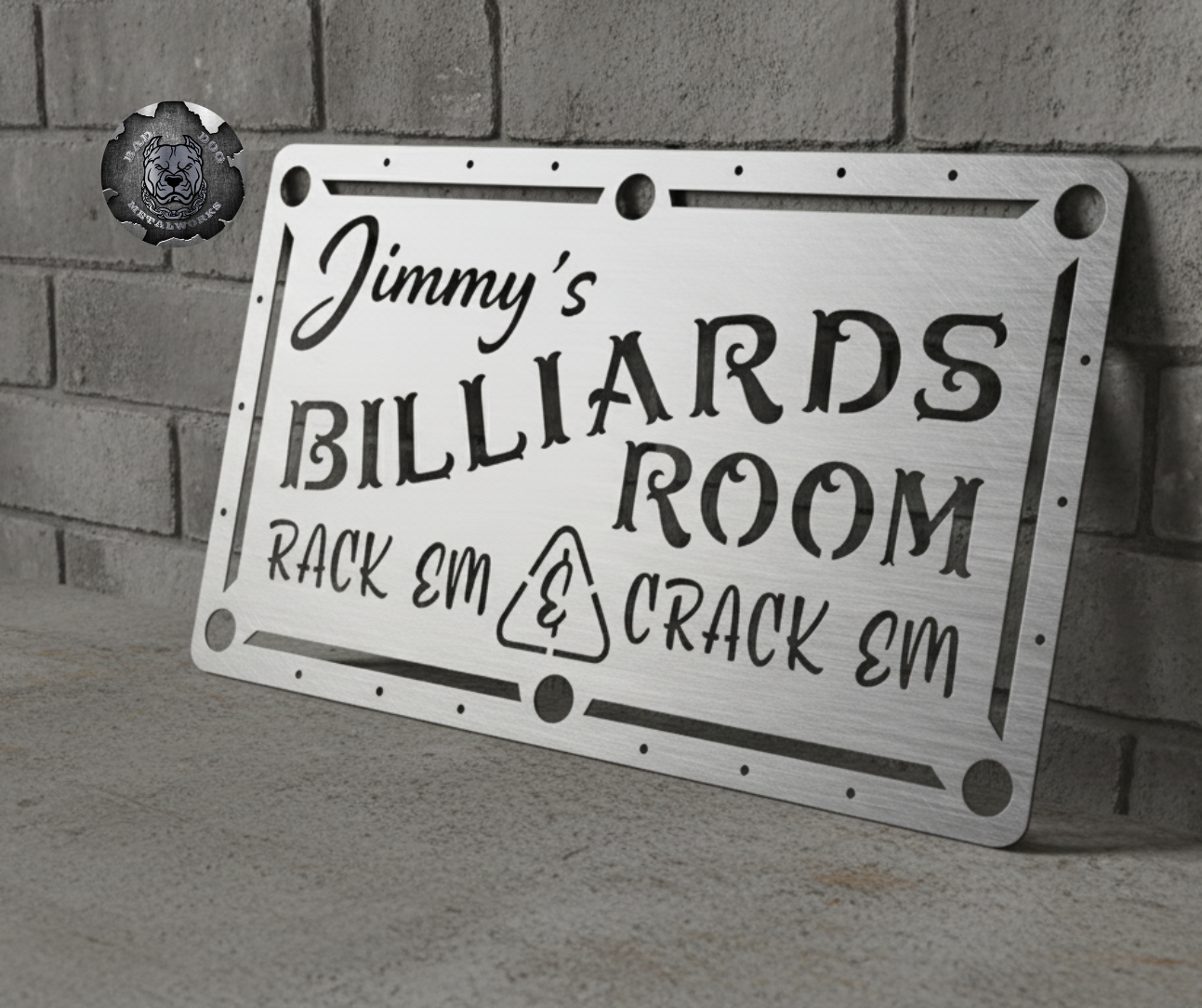 Personalized Billiards Room
