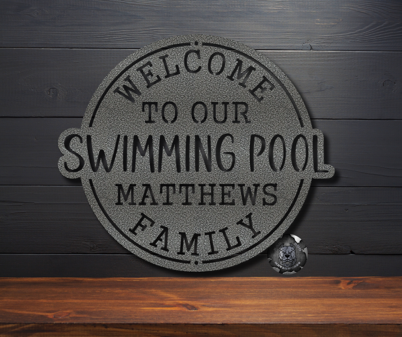 Welcome to Our Swimming Pool Monogram