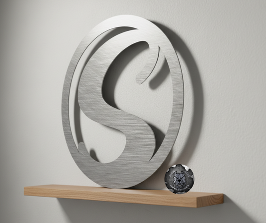 Round Pop Art Initial