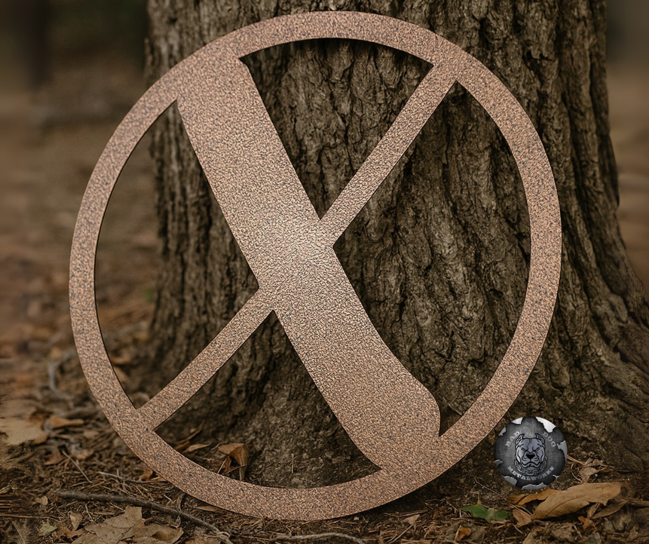 Round Pop Art Initial