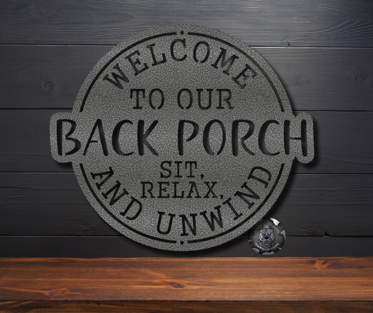 Welcome To Our Back Porch; Sit, Relax, and Unwind