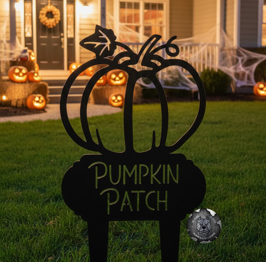 Pumpkin Patch Garden Stake