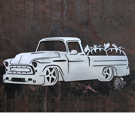 Pumpkin Pickup Truck