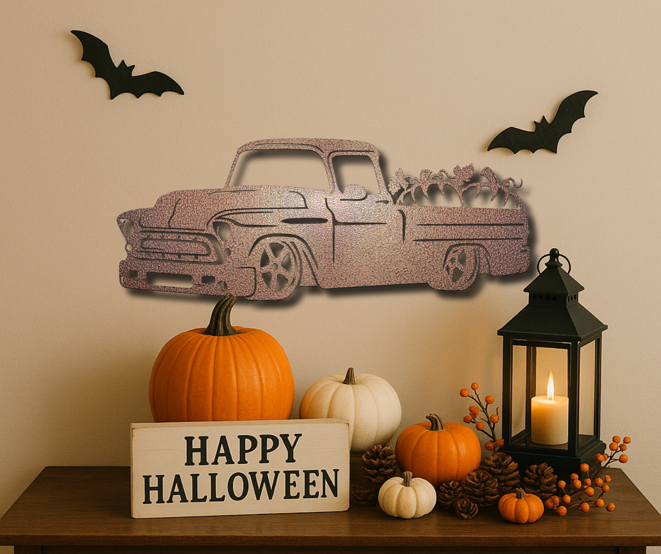 Pumpkin Pickup Truck