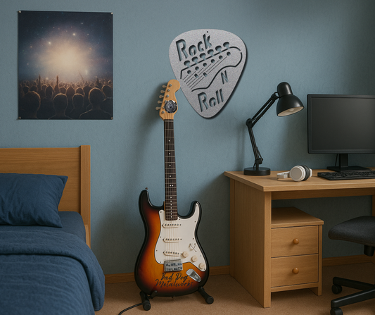 Rock 'N Roll Guitar Pick