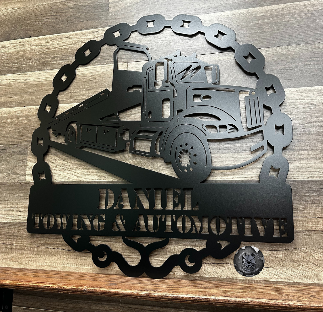 Rollback Tow Truck Monogram