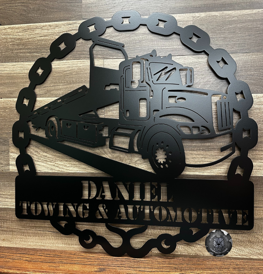 Rollback Tow Truck Monogram