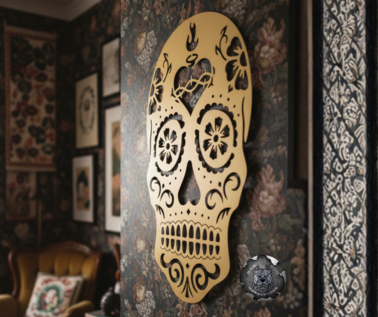 Sacred Heart Sugar Skull