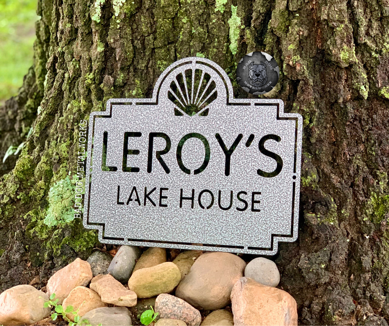 Seashell Address Plaque